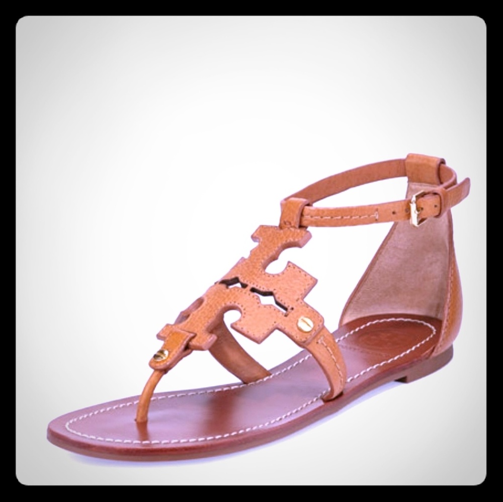 Tory Burch phoebe t-strap sandals size 9 9.5